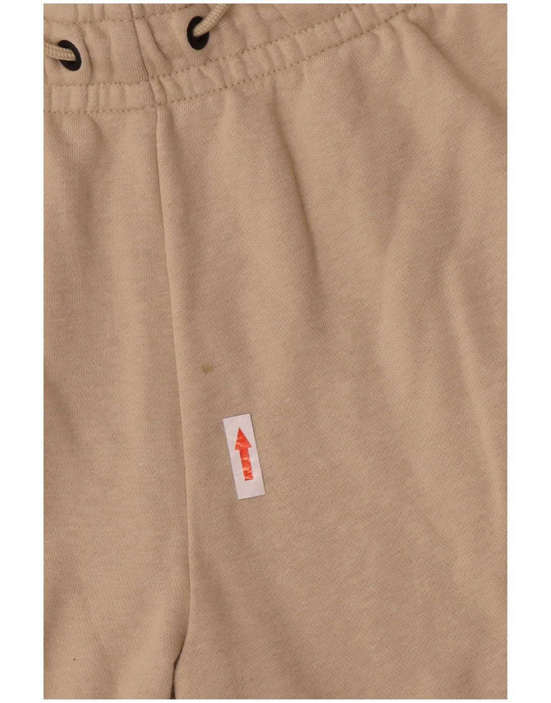 Nike Womens Tracksuit Trousers Joggers UK 12 Medium Beige Cotton