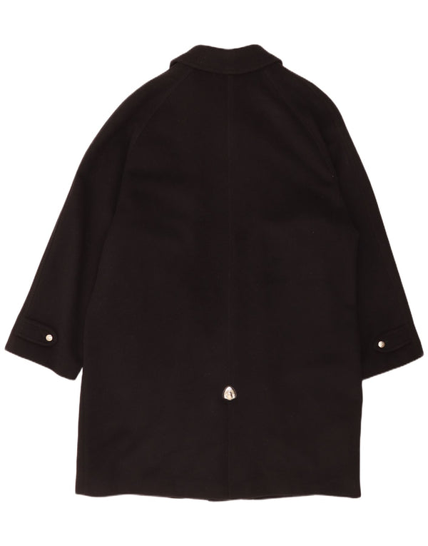 Piero Guidi Herre Overfrakke UK 44 2XL Sort Uld