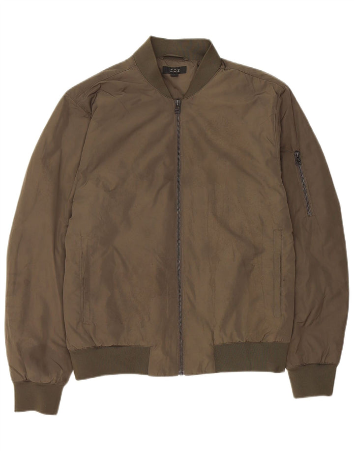Cos Bomberjakke til mænd EU 46 Small Khaki Polyester