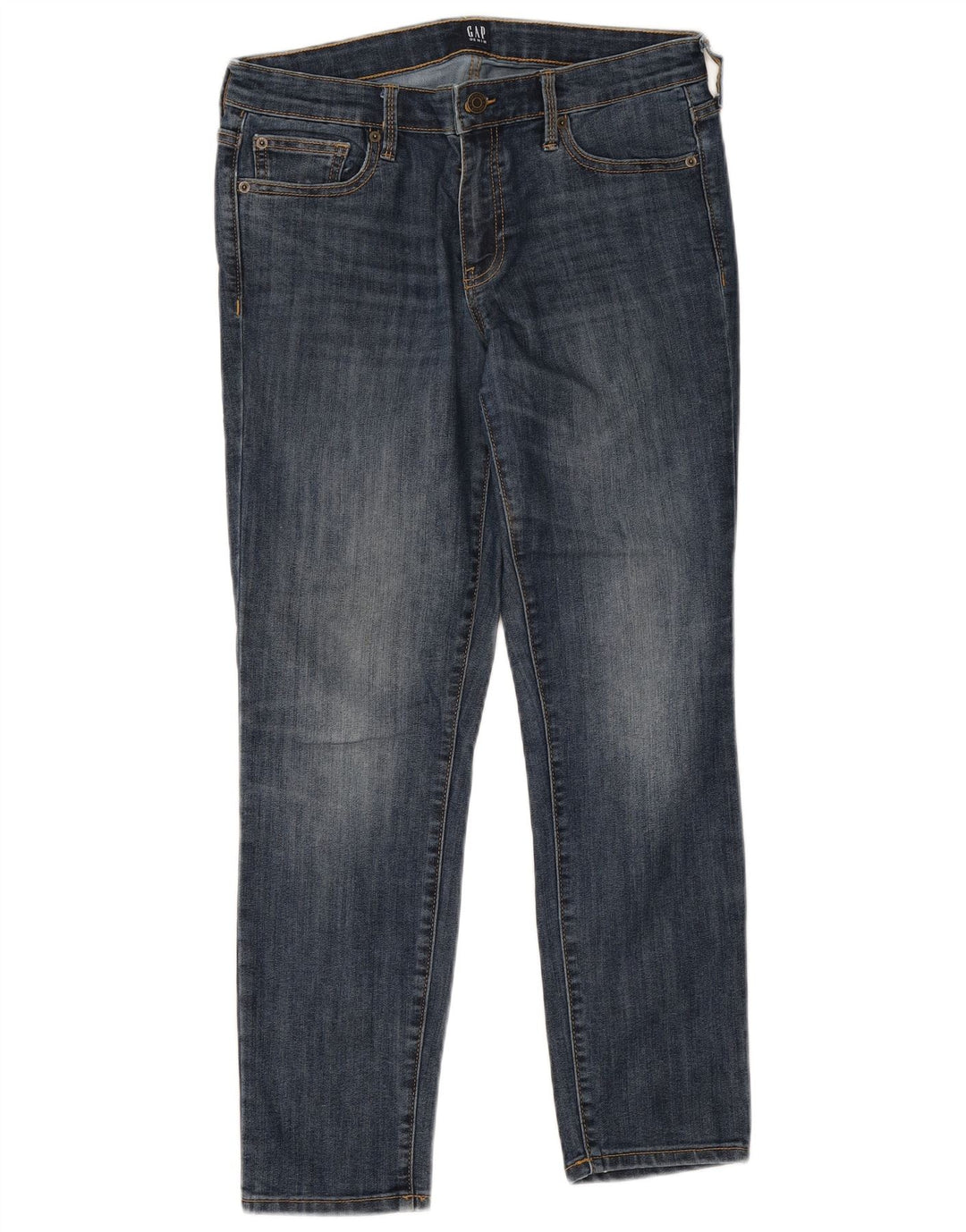 Gap Dame Slim Jeans W30 L27 Blå Bomuld