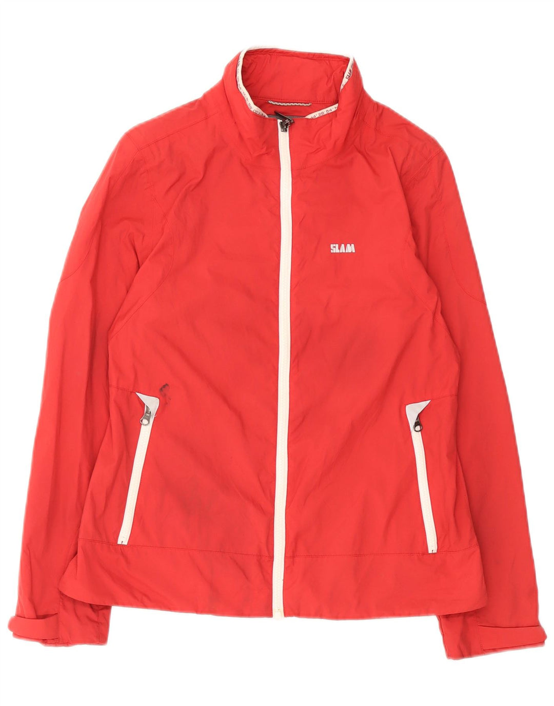 Slam Dame Regnjakke UK 14 Medium Rød Nylon