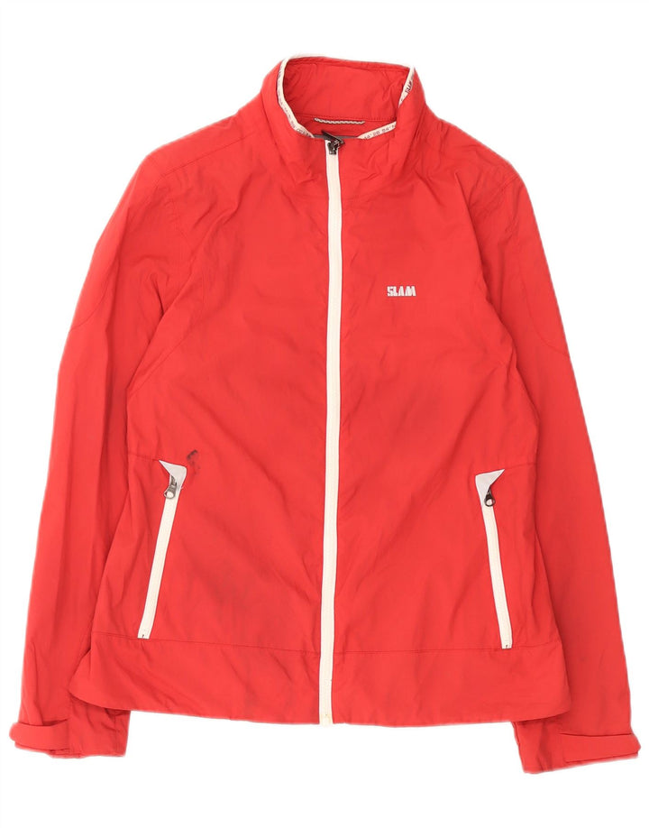 Slam Dame Regnjakke UK 14 Medium Rød Nylon