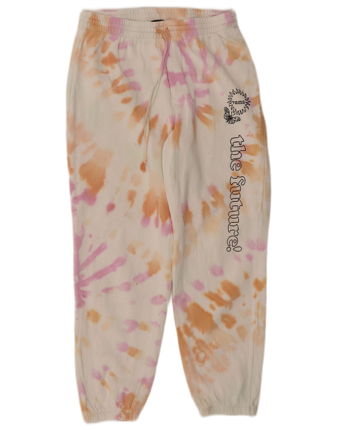 VANS Dame træningsdragt Bukser Joggers UK 10 Small Multicolor Tie Dye