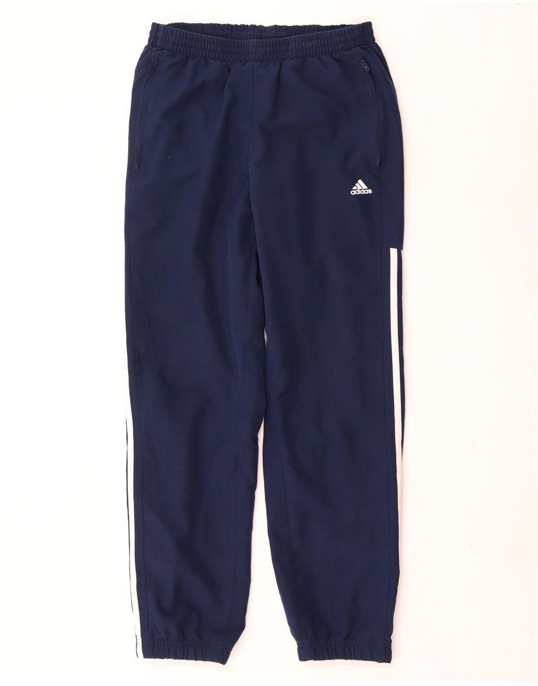 Adidas Dame træningsdragt Bukser Joggers UK 14 Medium Navy Blue Polyester