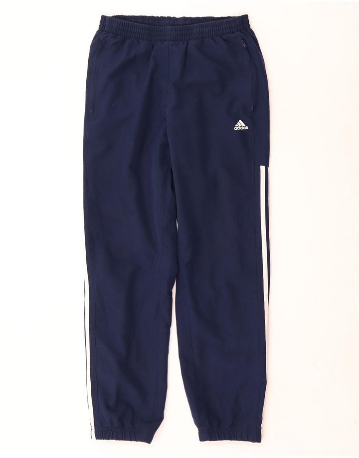 Adidas Dame træningsdragt Bukser Joggers UK 14 Medium Navy Blue Polyester