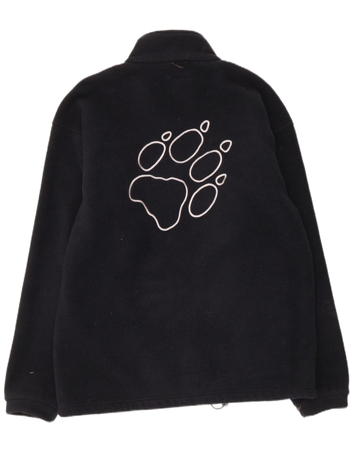 Jack Wolfskin Herre Fleecejakke UK 38 Medium Sort