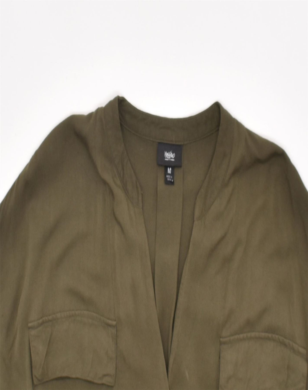 MOSSIMO Womens Tunic Dress UK 14 Medium Khaki Cotton | Vintage | Thrift | Second-Hand | Used Clothing | Messina Hembry 