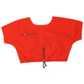 VINTAGE Womens Crop Bluse Top UK 16 Large Red