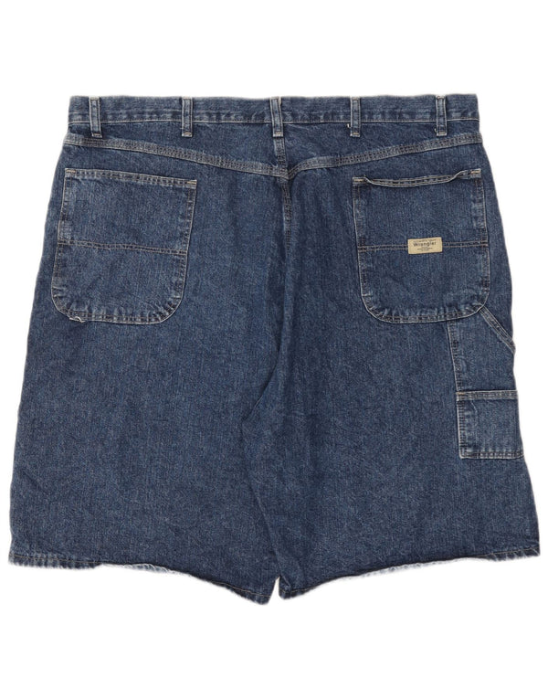 Wrangler Herre Denim Cargo Shorts W42 2XL Blå