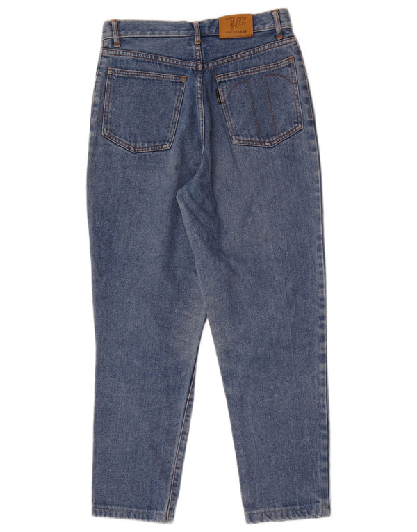 Trussardi drenge koniske jeans 9-10 år W26 L25 blå bomuld