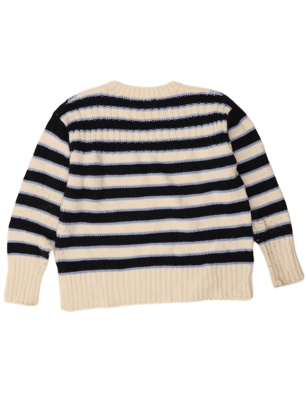 Marks & Spencer Dame Boat Neck Jumper Sweater UK 14 Medium Navy Blue
