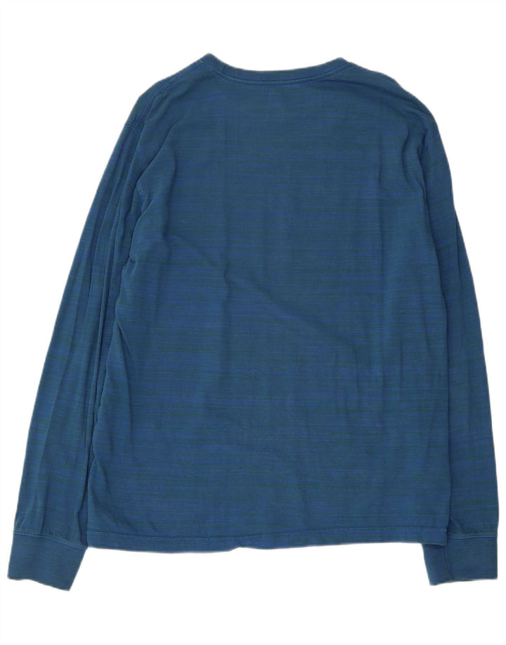 Levi's Herre Top Langærmet Stor Blå Nålestribet Bomuld
