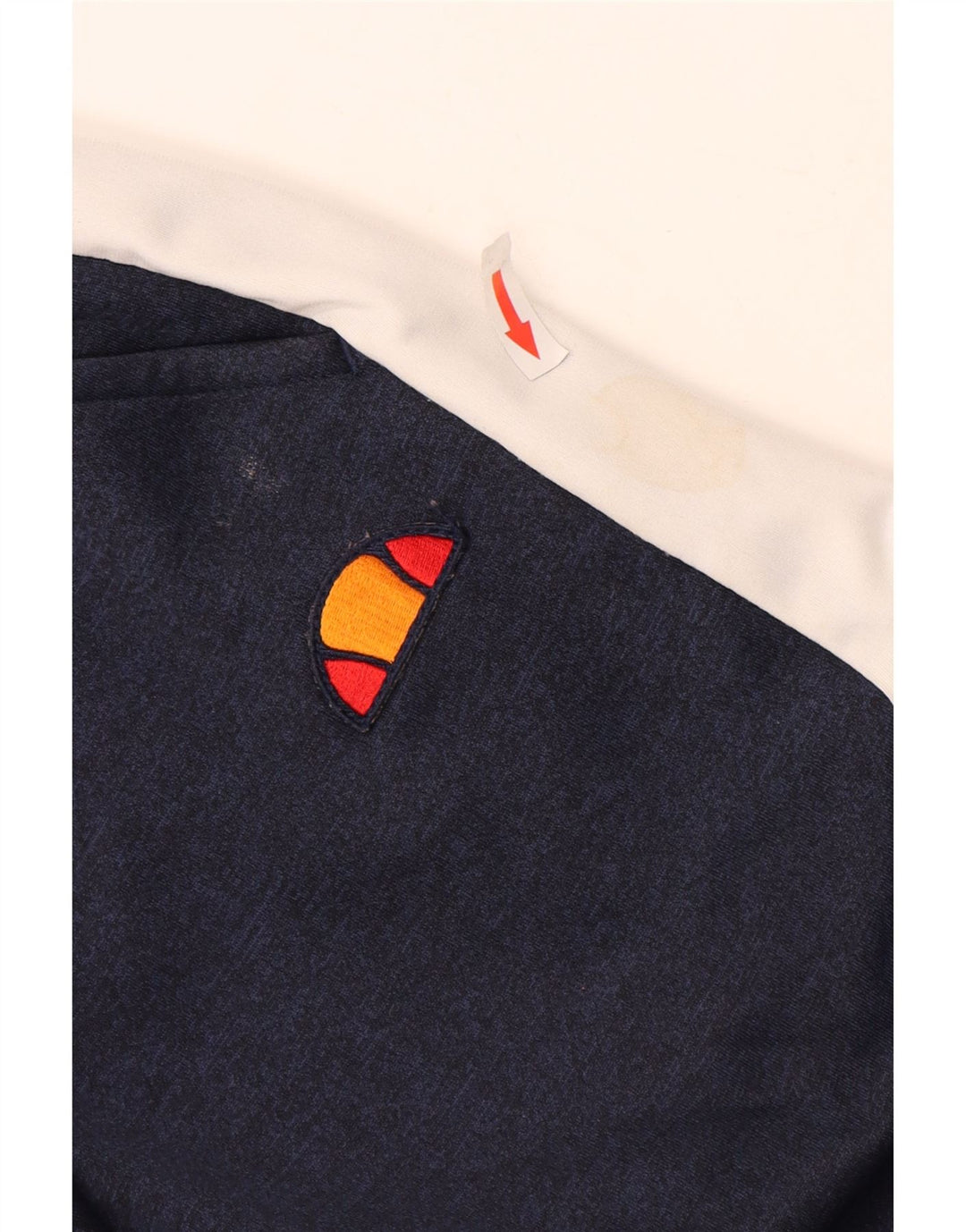 Ellesse Womens Træningsdragt Bukser Joggers UK 10 Small Navy Blue Colourblock