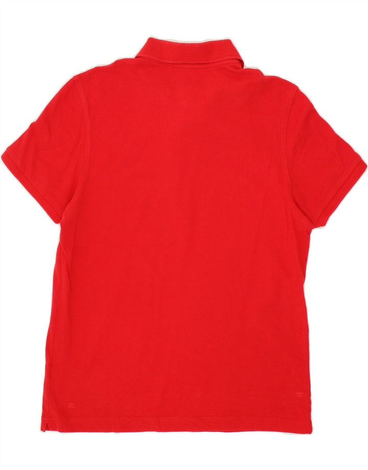 LOTTO Mens Polo Shirt Medium Red Cotton Vintage Lotto and Second-Hand Lotto from Messina Hembry 