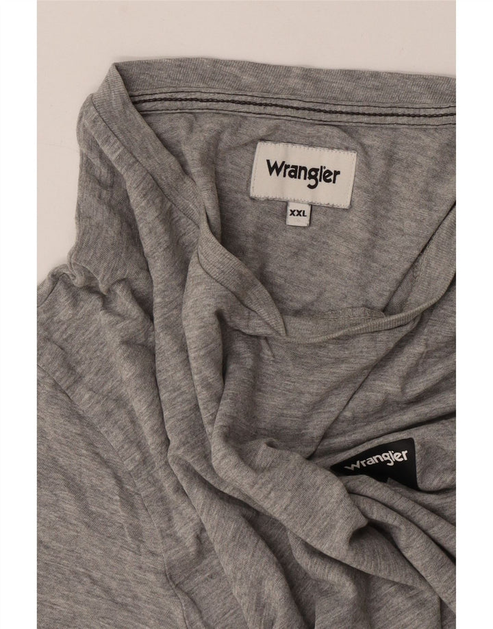 Wrangler Herre T-Shirt Top 2XL Grå