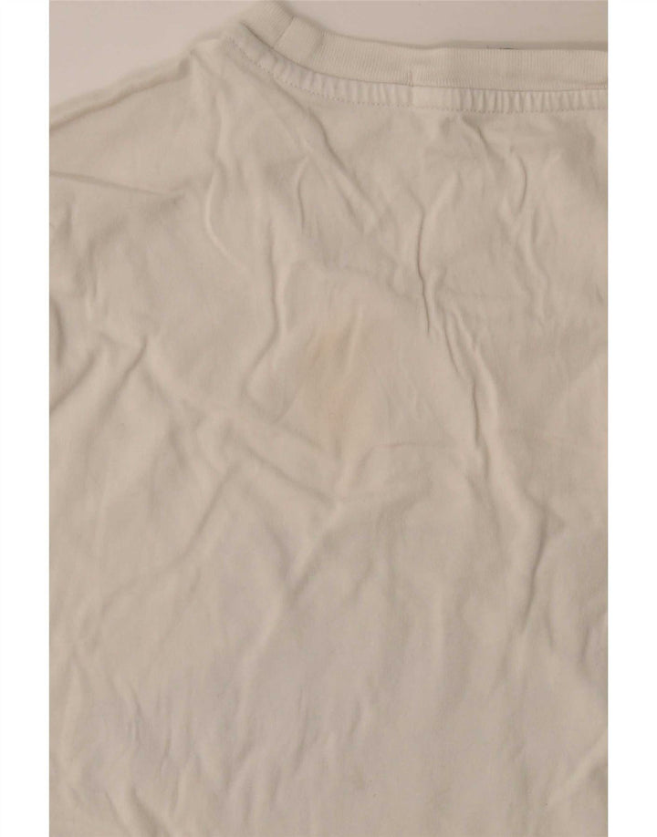 Calvin Klein Jeans Herre grafisk T-shirt Top Medium Hvid Bomuld