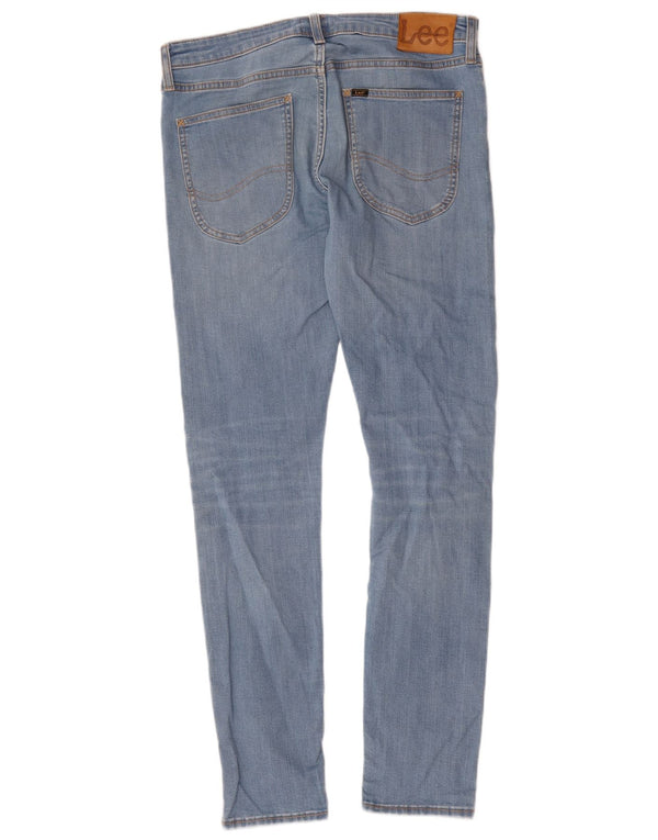 Lee Womens Malone Skinny Jeans W33 L32 Blue Cotton
