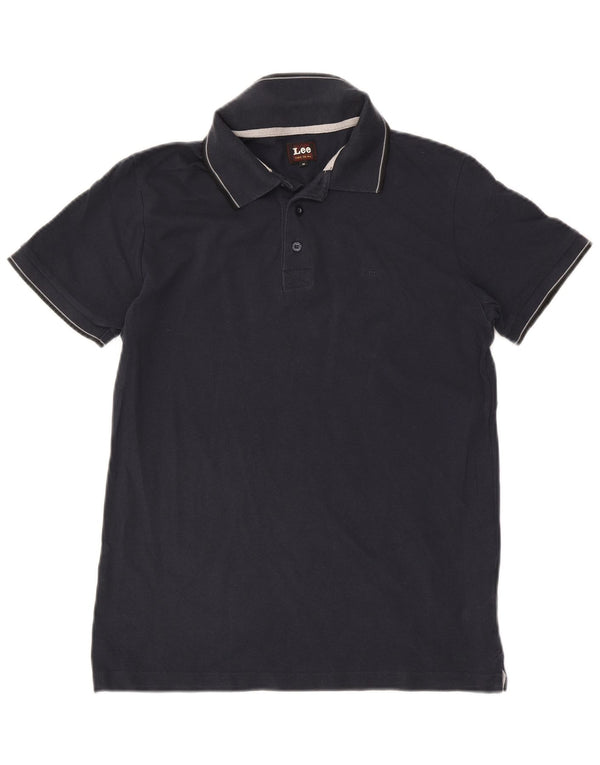 Lee Poloshirt til mænd Medium marineblå bomuld