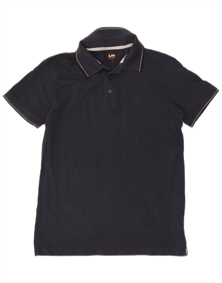 Lee Poloshirt til mænd Medium marineblå bomuld