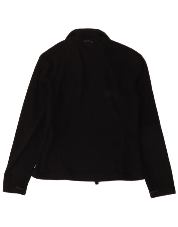 Jack Wolfskin Dame Fleecejakke UK 10 Small Black Polyester