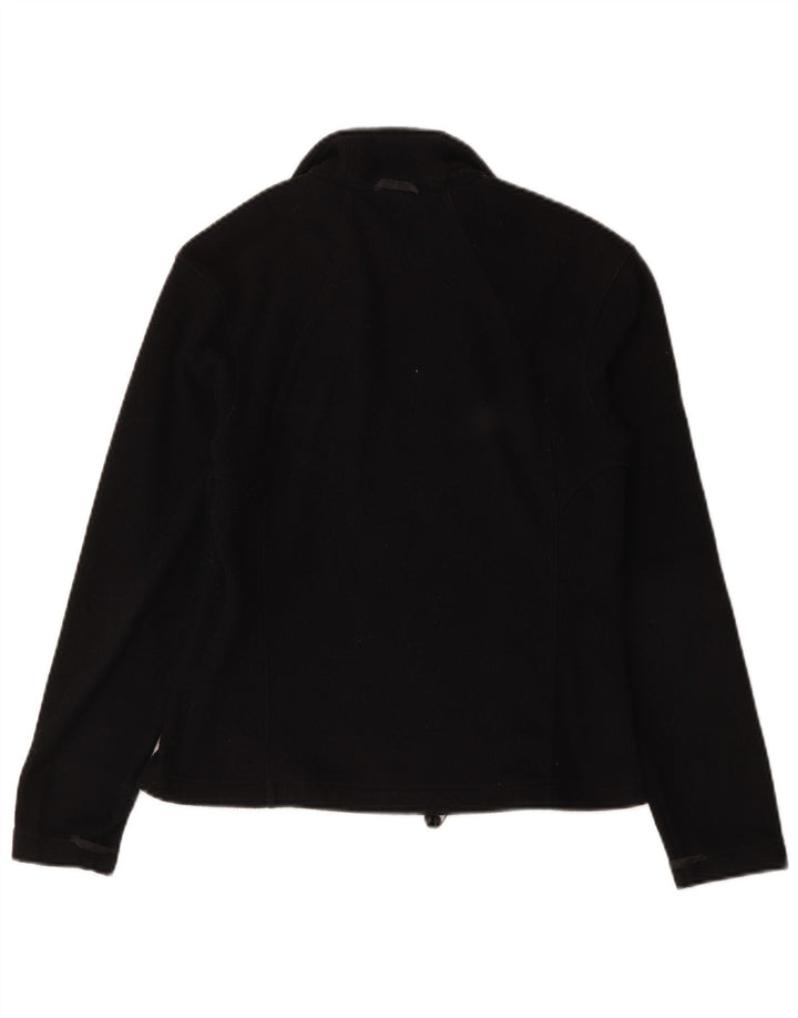 Jack Wolfskin Dame Fleecejakke UK 10 Small Black Polyester