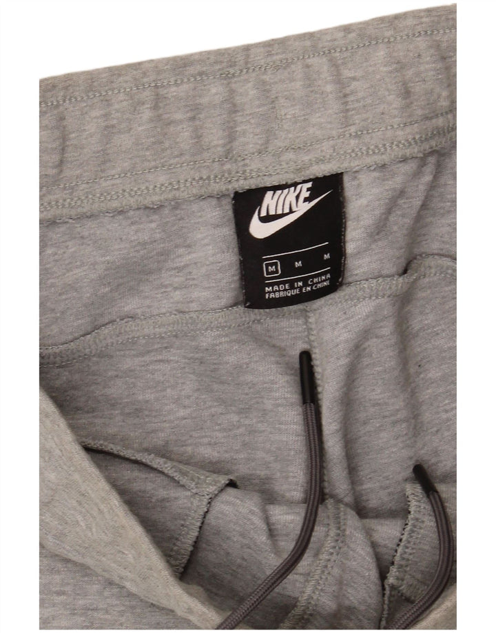 Nike Sportshorts til mænd, mellemgrå flækket bomuld