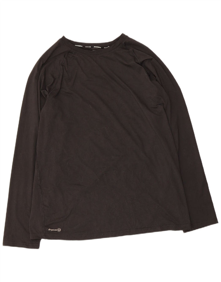 RUSSELL ATHLETIC Herre Top Langærmet XL Grå Polyester