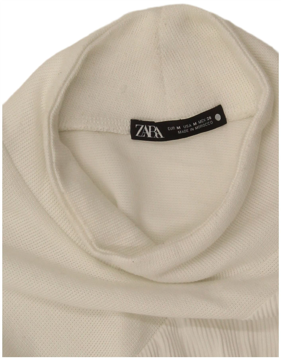 Zara Dame Jumper Dress UK 14 Medium White