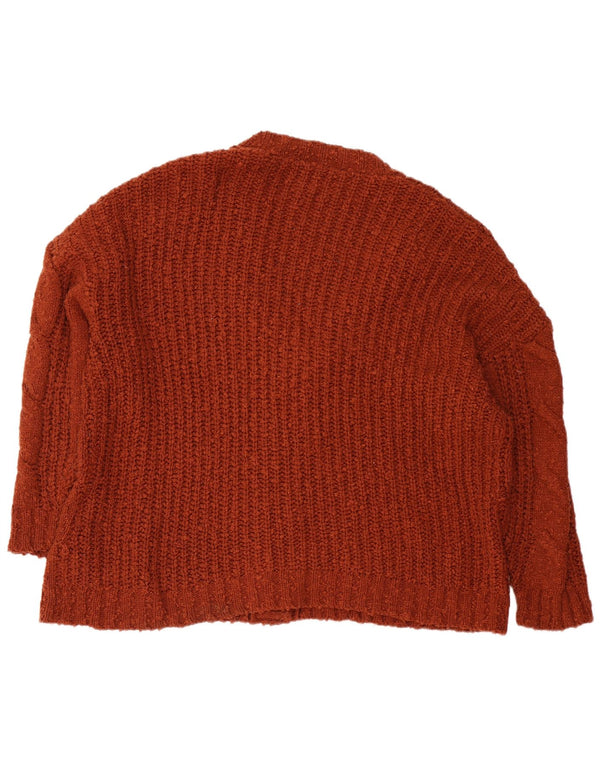 Joe Browns Dame oversized cardigan sweater UK 18 XL Brun Akryl