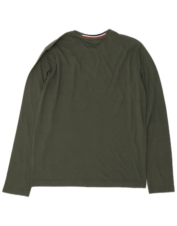 U.S. Polo Assn. Herre Top Langærmet Medium Khaki Bomuld