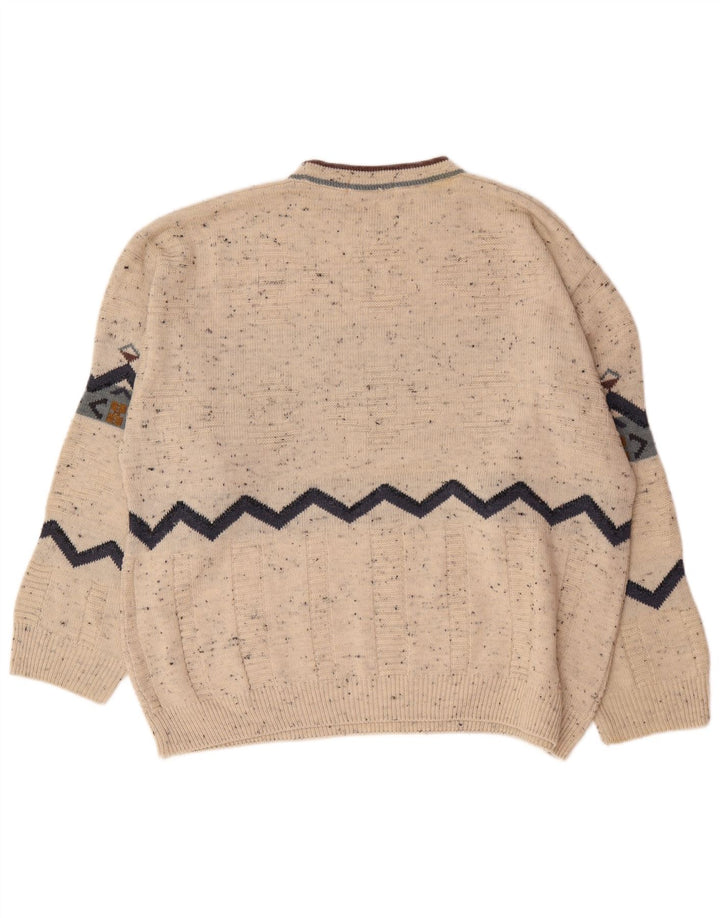 Marks & Spencer Herre St. Michael Crew Neck Jumper Sweater XL Beige