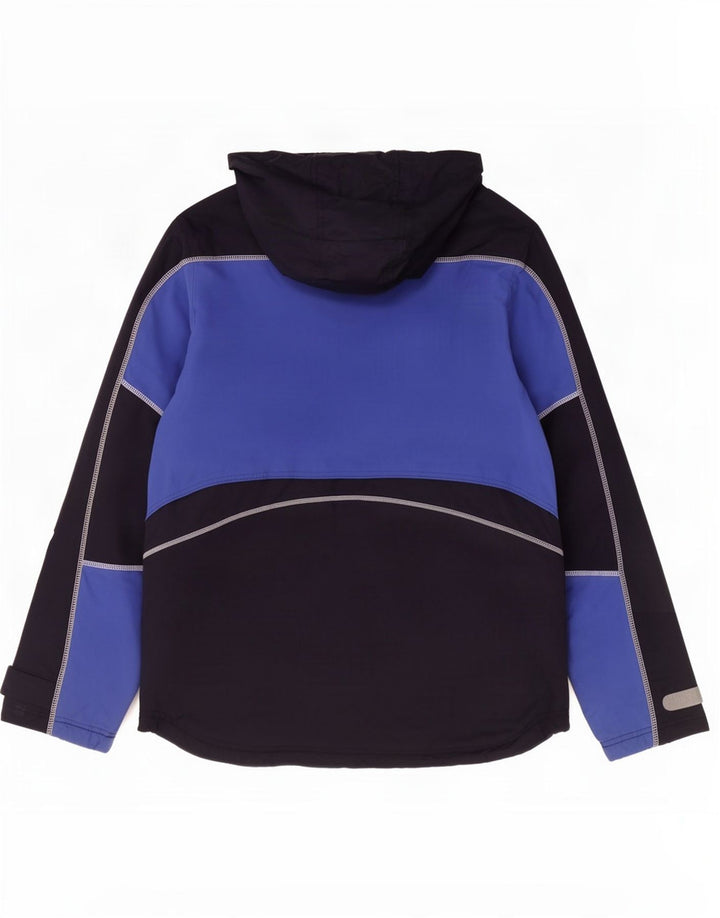 Fila Boys Hætte Skijakke 9-10 år Blå Colourblock Polyamid