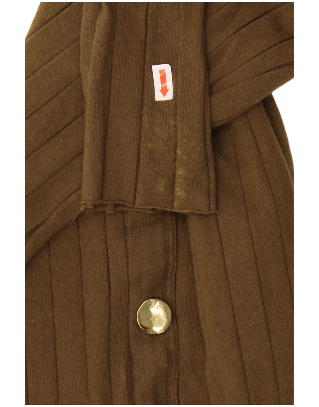 Zara Langærmet Maxikjole til kvinder UK 12 Medium Khaki