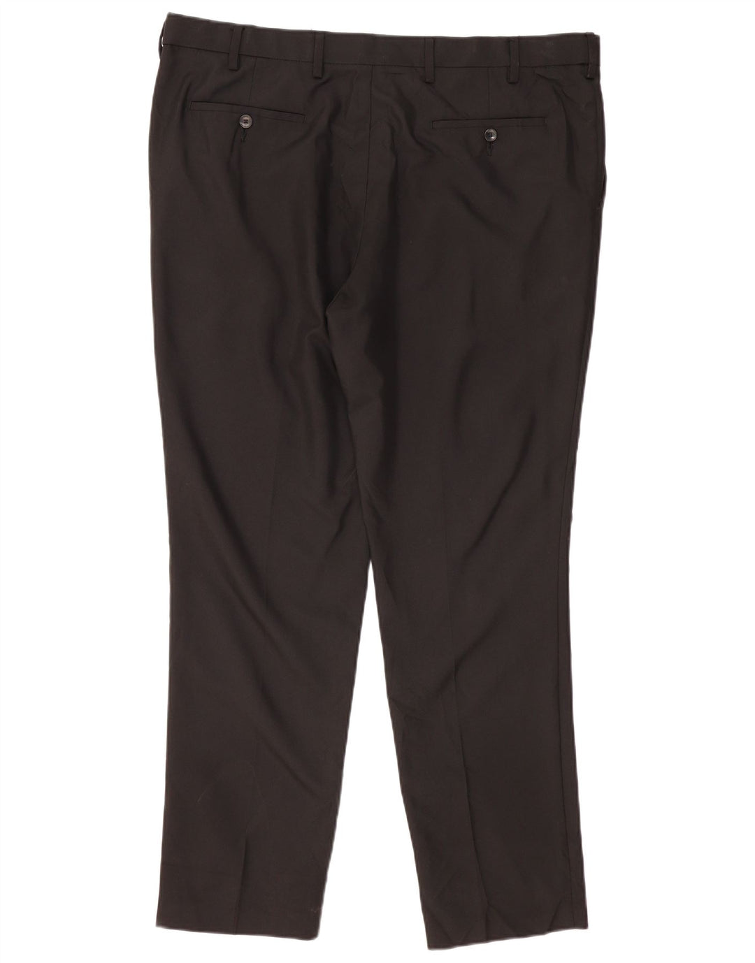 Marks & Spencer Herre Slim Fit Chino Bukser W40 L31 Sort Polyester