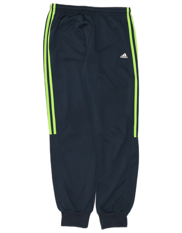 Adidas Træningsdragt til mænd Joggers UK 38/40 Medium Navy Blue Polyester