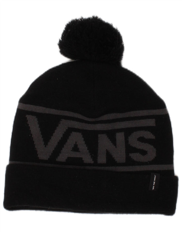 Vans Herre Grafisk Strik Beanie Hat One Size Sort Colourblock Akryl
