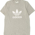 ADIDAS Mens Graphic T-Shirt Top Small Grey | Vintage Adidas | Thrift | Second-Hand Adidas | Used Clothing | Messina Hembry 