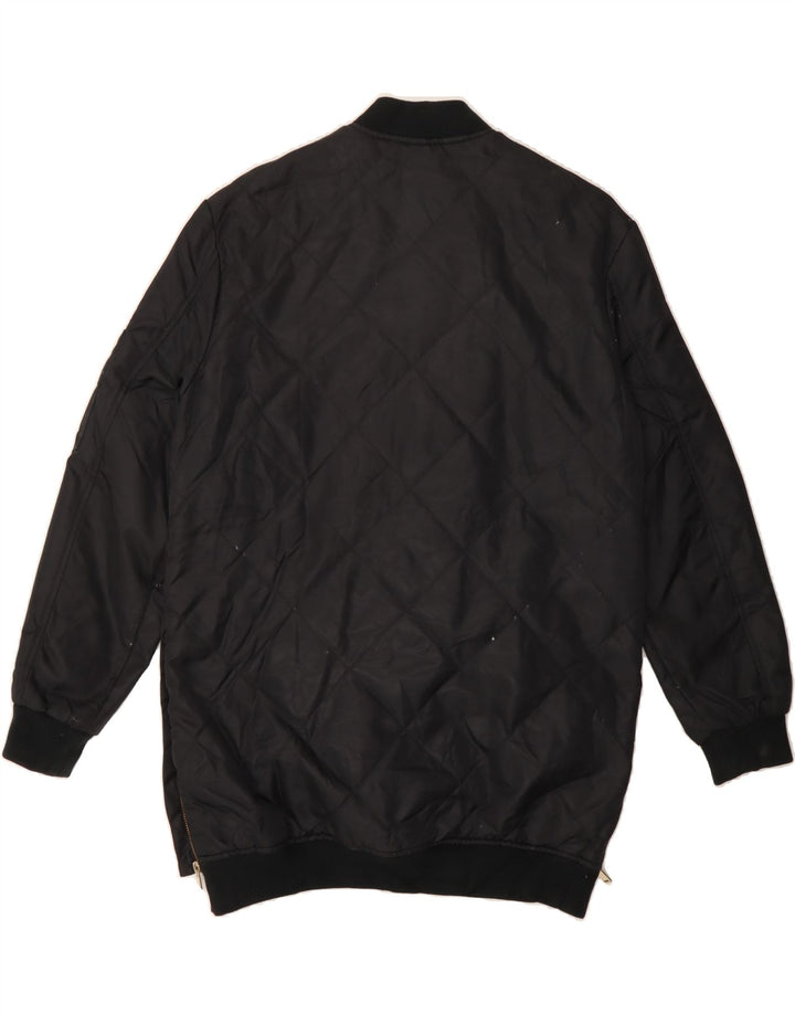 ZARA Womens Windbreaker Coat UK 14 Medium Black Polyamide Vintage Zara and Second-Hand Zara from Messina Hembry 