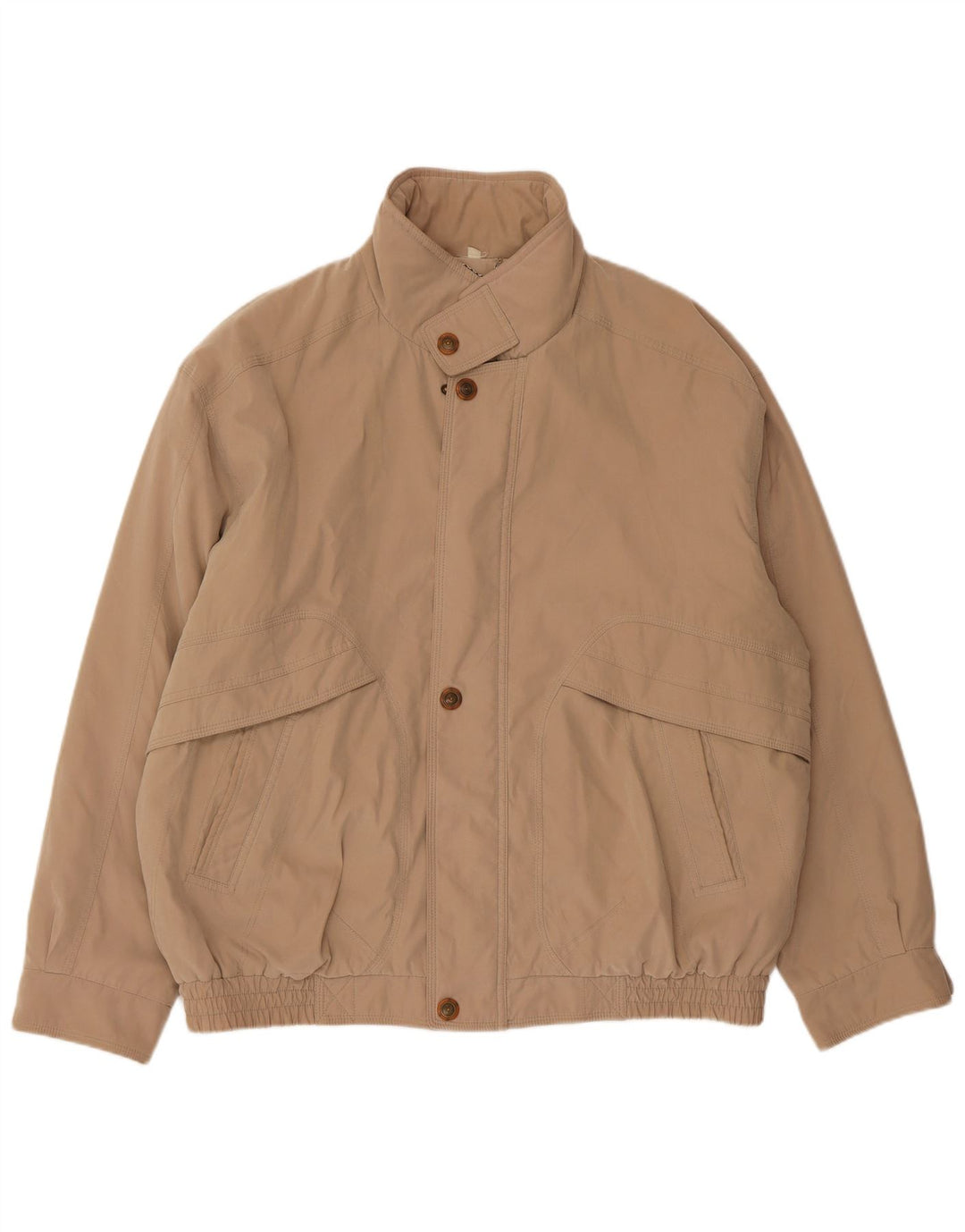 MANTONI Bomberjakke til mænd UK 42 XL Beige Polyester