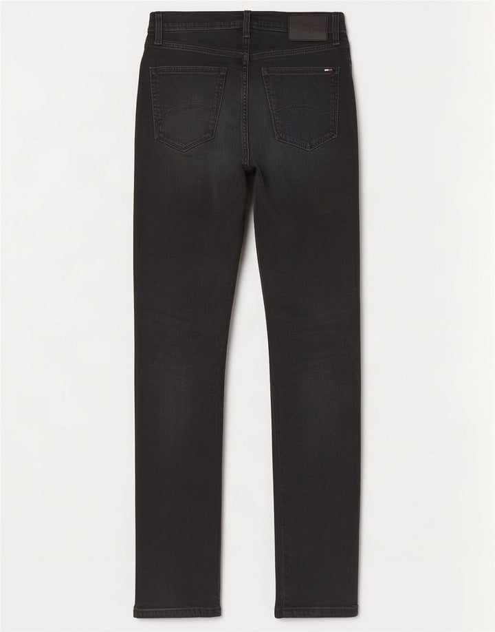 Tommy Hilfiger Dame Slim Jeans W30 L34 Sort Bomuld