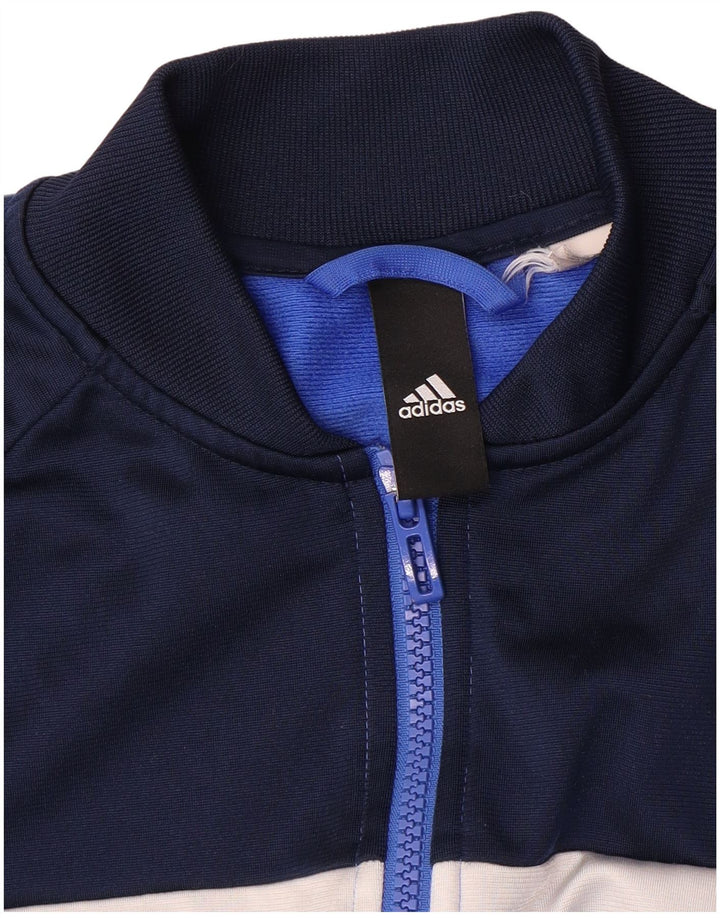 Adidas Træningsdragt til mænd Top jakke Medium Navy Blue Colourblock