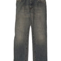 Calvin Klein Dame Straight Jeans W34 L34 Blå Bomuld