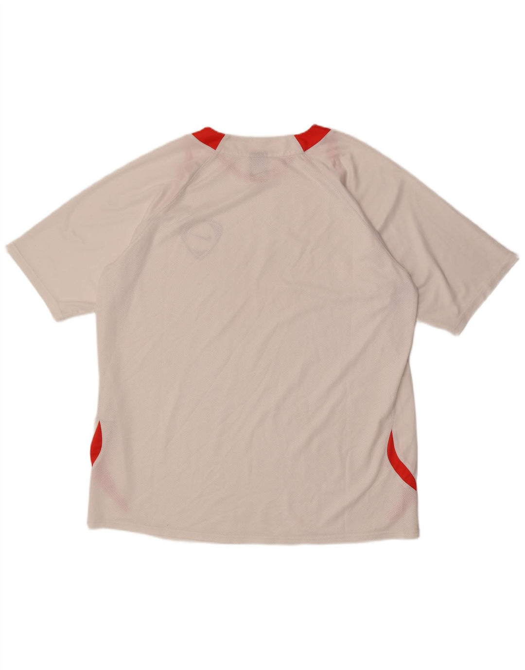 Nike T-shirt top til mænd UK 47/48 2XL Hvid Colourblock Polyester