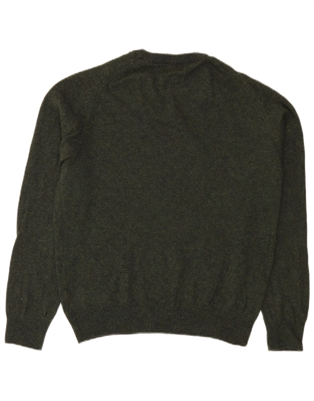 Marks & Spencer Herre sweater med rund hals, mellemgrøn uld