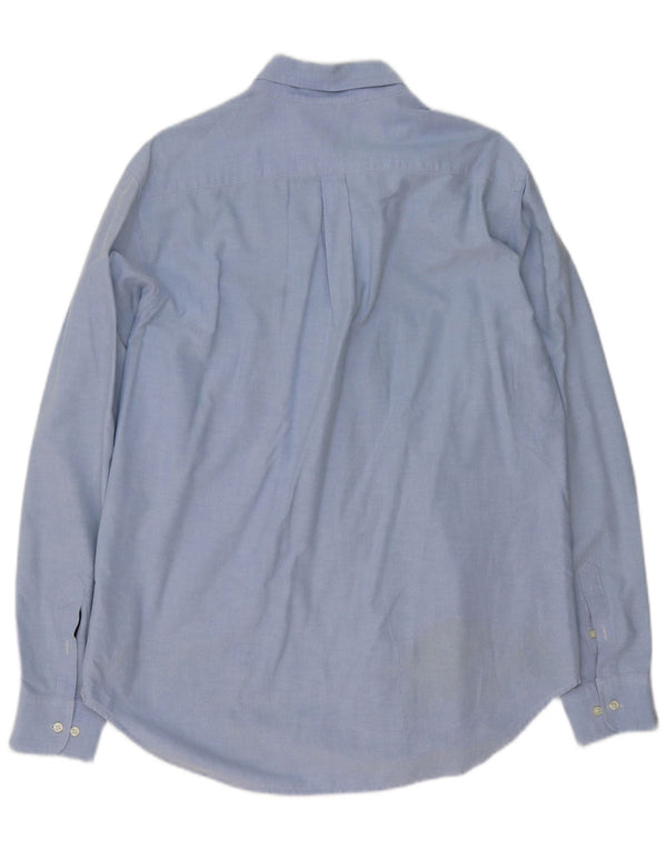 Henry Cottons Herreskjorte str. 42 Large Blue Cotton