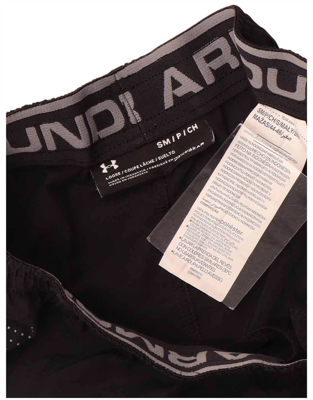 Under Armour Herre Heat Gear Sports Shorts Små sortplettede polyester