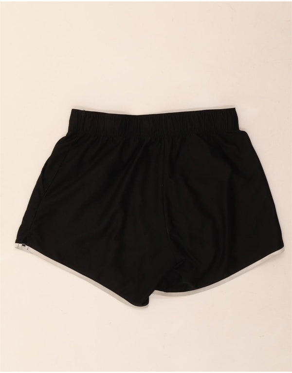 Nike Graphic Sports Shorts til kvinder UK 8 Small Black Polyester