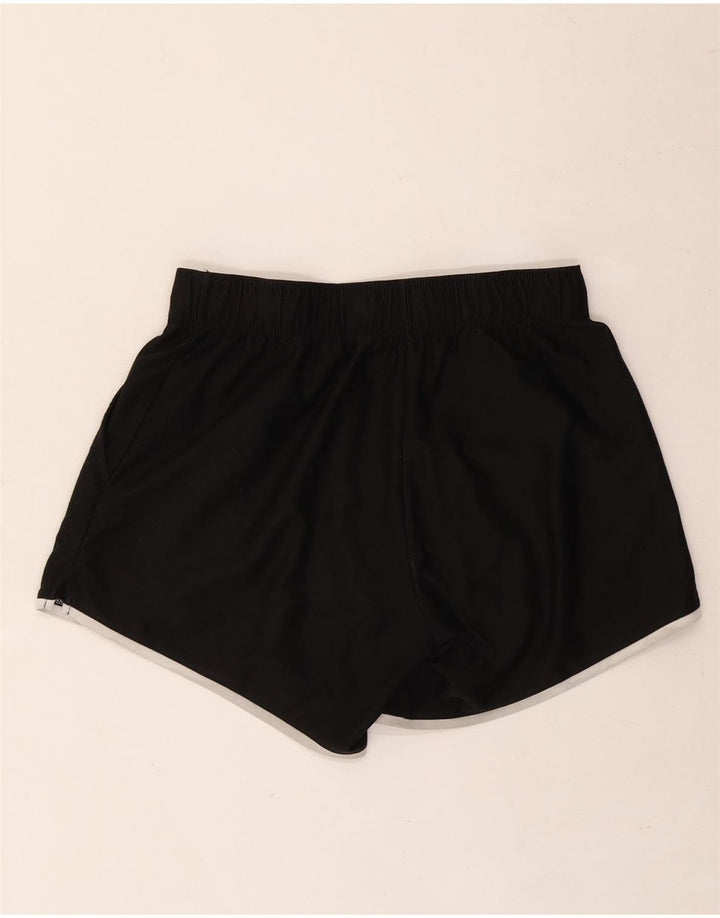 Nike Graphic Sports Shorts til kvinder UK 8 Small Black Polyester