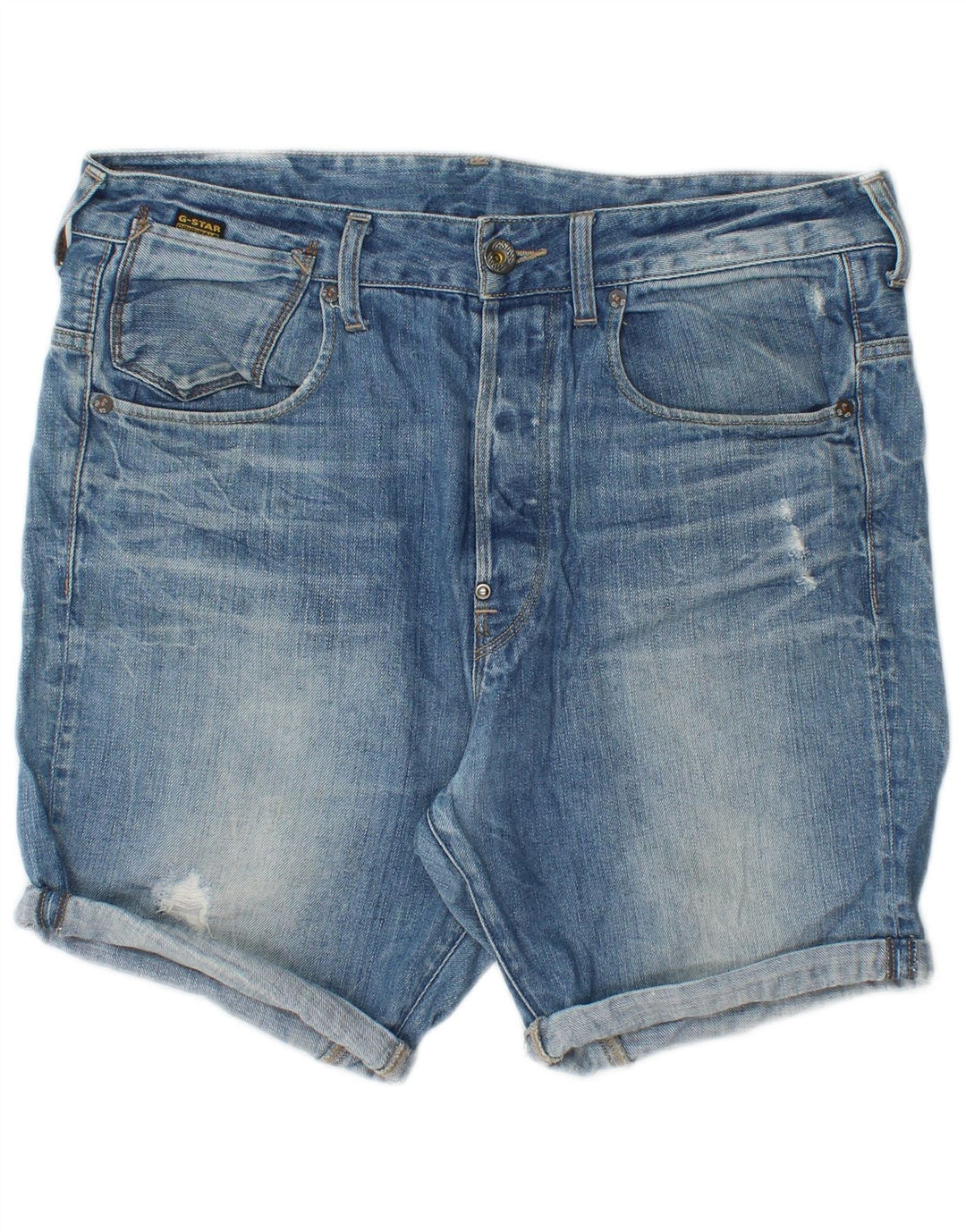 G-Star Herre Denim Shorts W32 Medium Blue Bomuld