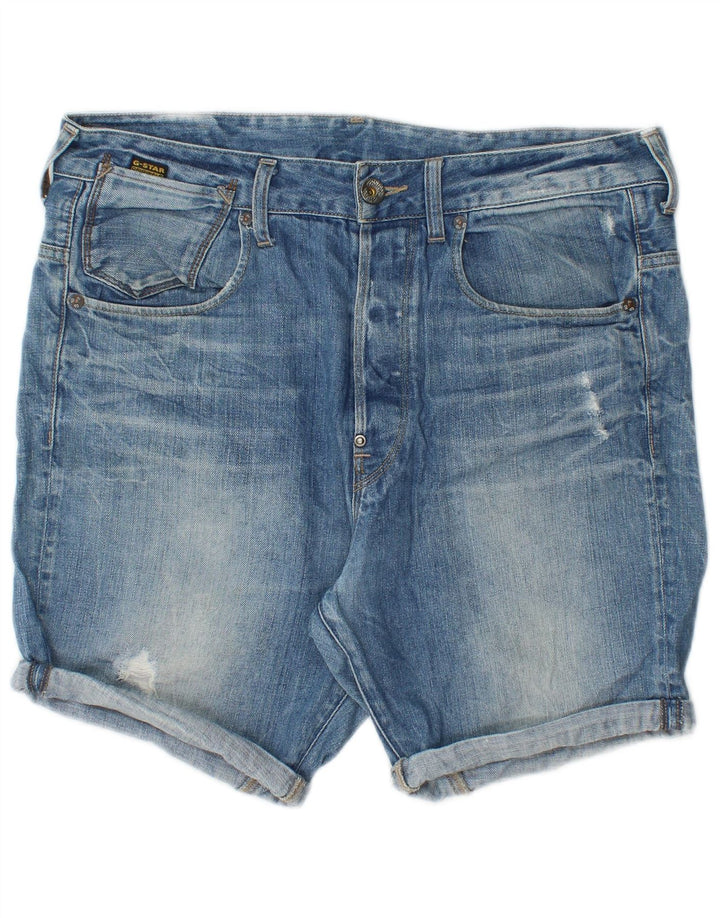 G-Star Herre Denim Shorts W32 Medium Blue Bomuld